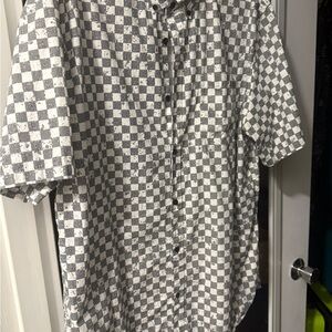 Vans Monochrome Checkered Casual Shirt